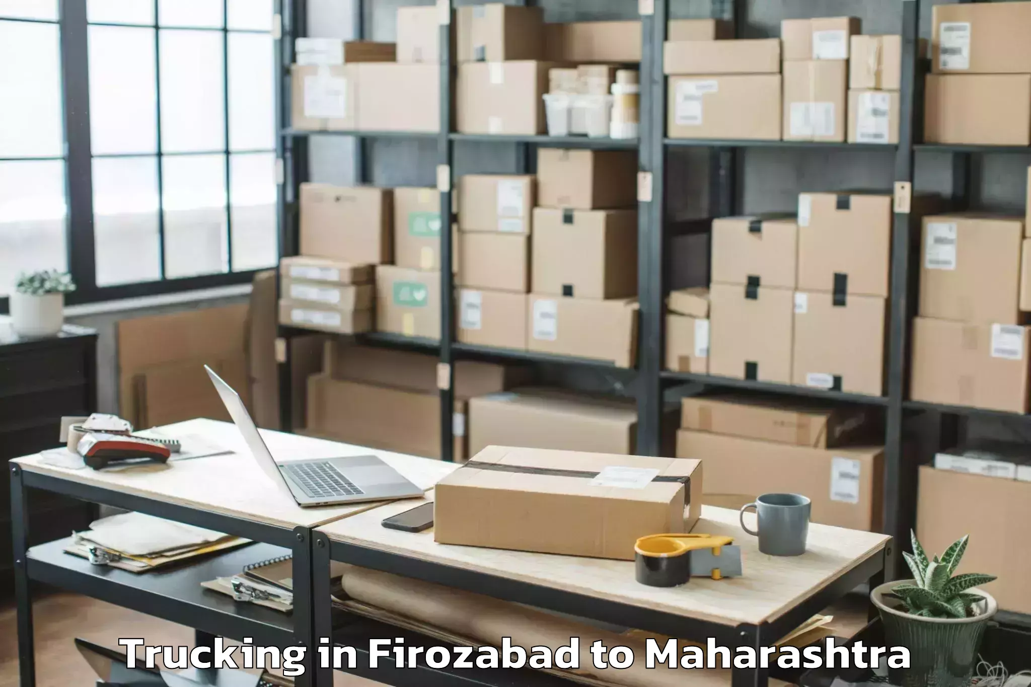 Expert Firozabad to Bhokar Trucking